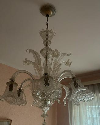Lampadario vetro di Murano