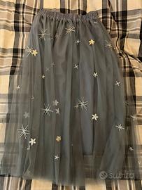Gonna longuette in tulle