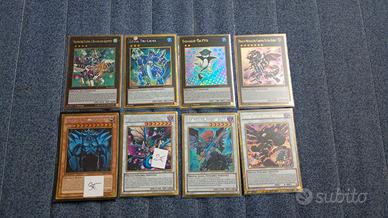 Lotto carte yugioh Gold Secret xyz mostro synchro