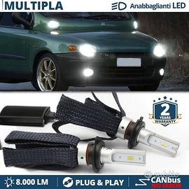 Lampade LED H7 per Fiat Multipla Luci ANABBAGLIANT