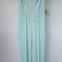 Tuta jumpsuit verde acquamarina Elisabetta Franchi