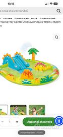 Piscina INTEX Dinosauri bambini