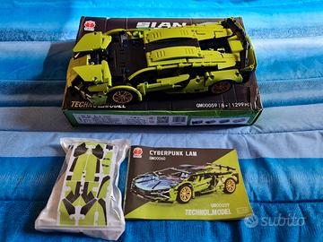 MODELLINO LAMBORGHINI TELECOMANDATO  simile a LEGO