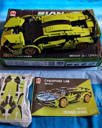 MODELLINO LAMBORGHINI TELECOMANDATO  simile a LEGO
