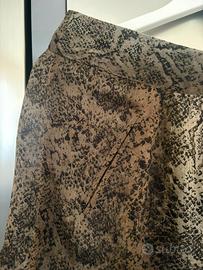 Minigonna voile pitonata Banana Republic