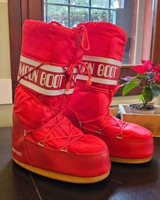 Moon Boot Rossi Originali Uomo Usati