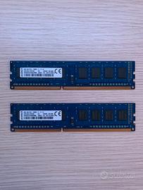 Ram ddr3 8gb (4x2) 1333 mhz