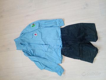 abbigliamento scout tg. 10 anni