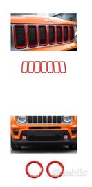 Inserti rossi per griglia/fendinebbia ant Renegade