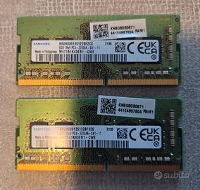 Samsung 16GB (2x8GB) -  SODIMM DDR4 - 3200Mhz