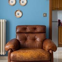 Salotto  in pelle vintage anni '80!