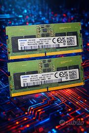 💾KIT RAM SODIMM DDR5 SAMSUNG 16GB (2×8GB) 5600MHz