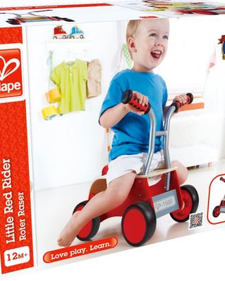 Triciclo primi passi prime corse in legno Hape