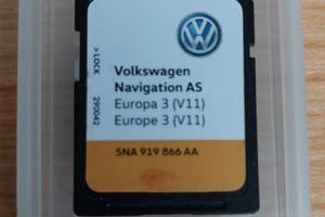 Schedina SD per navigatori volkswagen AS