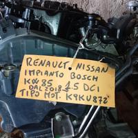 Motore Renault Nissan K9KU872