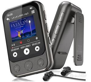 64GB Lettore MP3 Bluetooth 5.3 con Clip e Altoparl