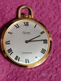 Orologio da taschino vintage placcato oro
