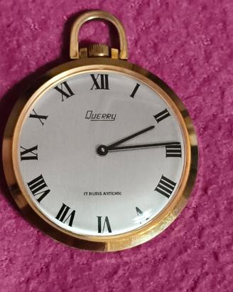 Orologio da taschino vintage placcato oro