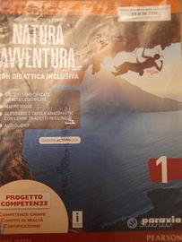 libri Scienze scuola media Natura Avventura 1,2,3