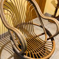 due poltrone da giardino a molla (sedia a dondolo)