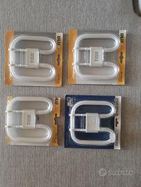 4 Lampade 2D al Neon 4 PIN 21W 2700K e 4000K