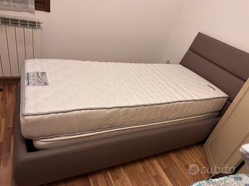 Letto singolo con contenitore