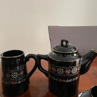 Set teiera Araba in ceramica da collezione