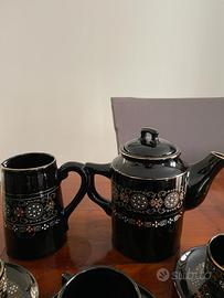 Set teiera Araba in ceramica da collezione