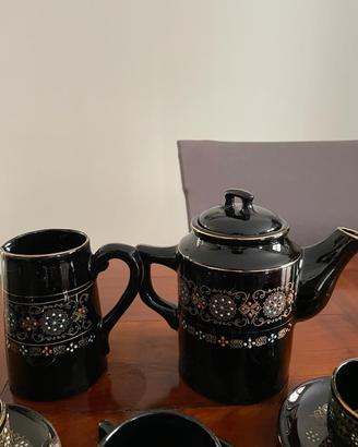 Set teiera Araba in ceramica da collezione
