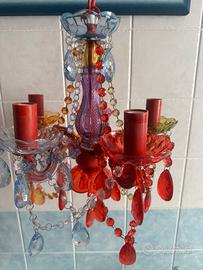 Lampadario colorato