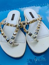 sandali donna in pelle Louis Vuitton tg 37,5