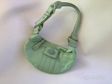 Borsetta a spalla verde Tiffany