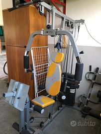 panca multifunzione con leg press