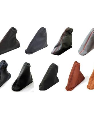 CUFFIA FRENO A MANO IN PELLE NERA O MARRONE PER 50