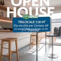 Trilocale con doppi servizi, cantina e box