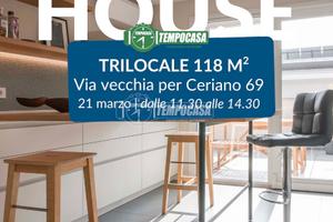 Trilocale con doppi servizi, cantina e box