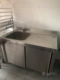 Lavandino acciaio inox