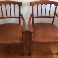 Coppia di sedie seduta 35 cm