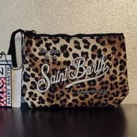 Borsa pochette MC2 Saint Barth - Leopardata 