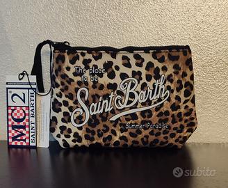 Borsa pochette MC2 Saint Barth - Leopardata 