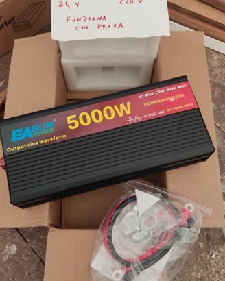 INVERTER NUOVO 5000w  24v  220v onda pura