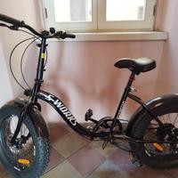 Fat bike pieghevole