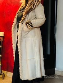 Giacca vera pelliccia e vera pelle