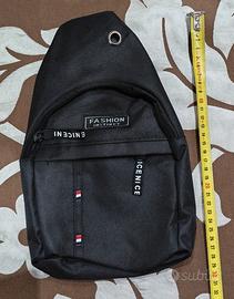 Marsupio zainetto monospalla nero