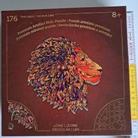 Puzzle leone Artefact Wooden in legno