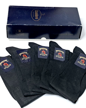 5 PAIA CALZE LUNGHE UOMO *SAMBRO_FILO DI SCOZIA