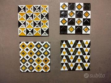 Roger Capron Piastrelle  a mano  "Marco-112",1974