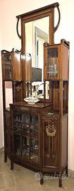 Credenza Liberty con specchio originale