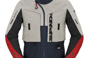 Giacca Spidi Frontier bianco rosso blu