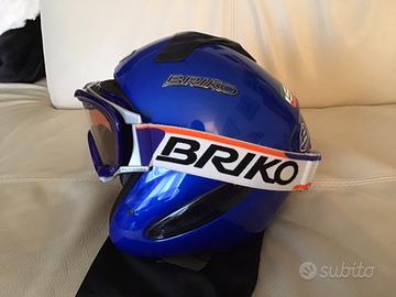 Casco da sci briko con maschera briko integrata